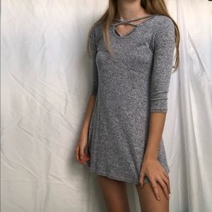 girls strappy sweater dress / tunic top